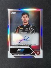 2023 Topps Chrome Formula 1 F1 F2 Juan Manuel Correa Auto #CAC-JMC Refractor (A)