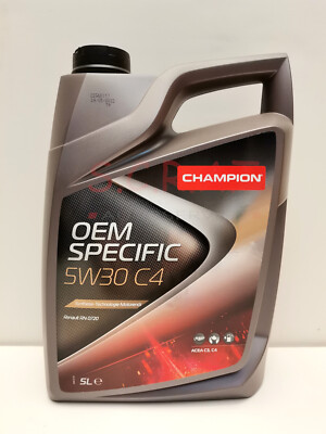 5L Champion OEM Specific 5W30 C4 Motoröl Renault RN 0720 Mercedes Fiat C3 ACEA 4
