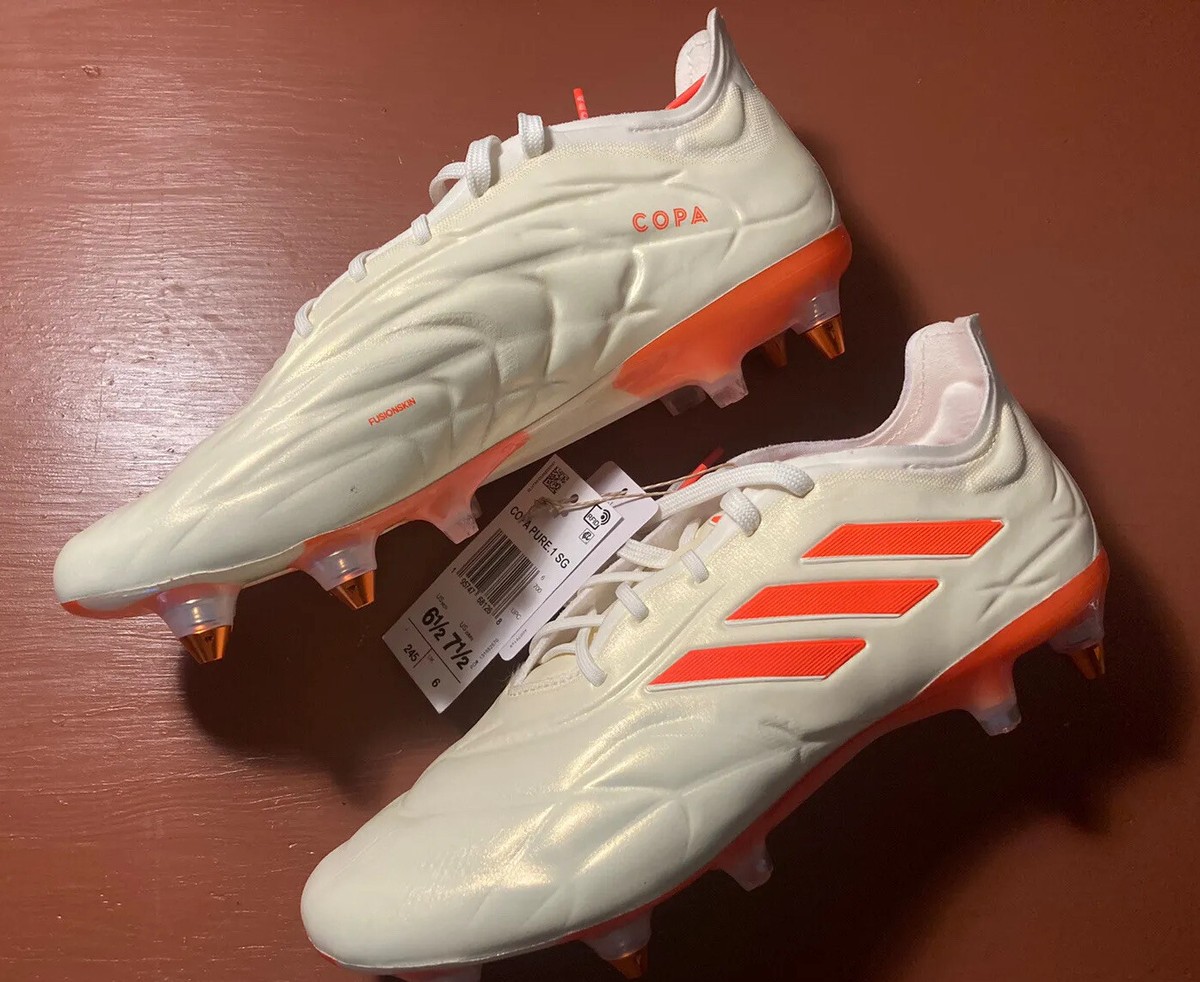 adidas Copa Pure.1 Firm Ground Boots -Off White / Solar adidas Copa Pure.1 Firm Ground Boots -Off White / Solar