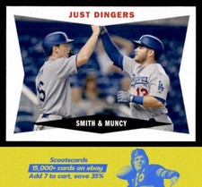 2020 Topps Archives Just Dingers (W Smith/M Muncy) 1960 Combo Cards #60CC-SM