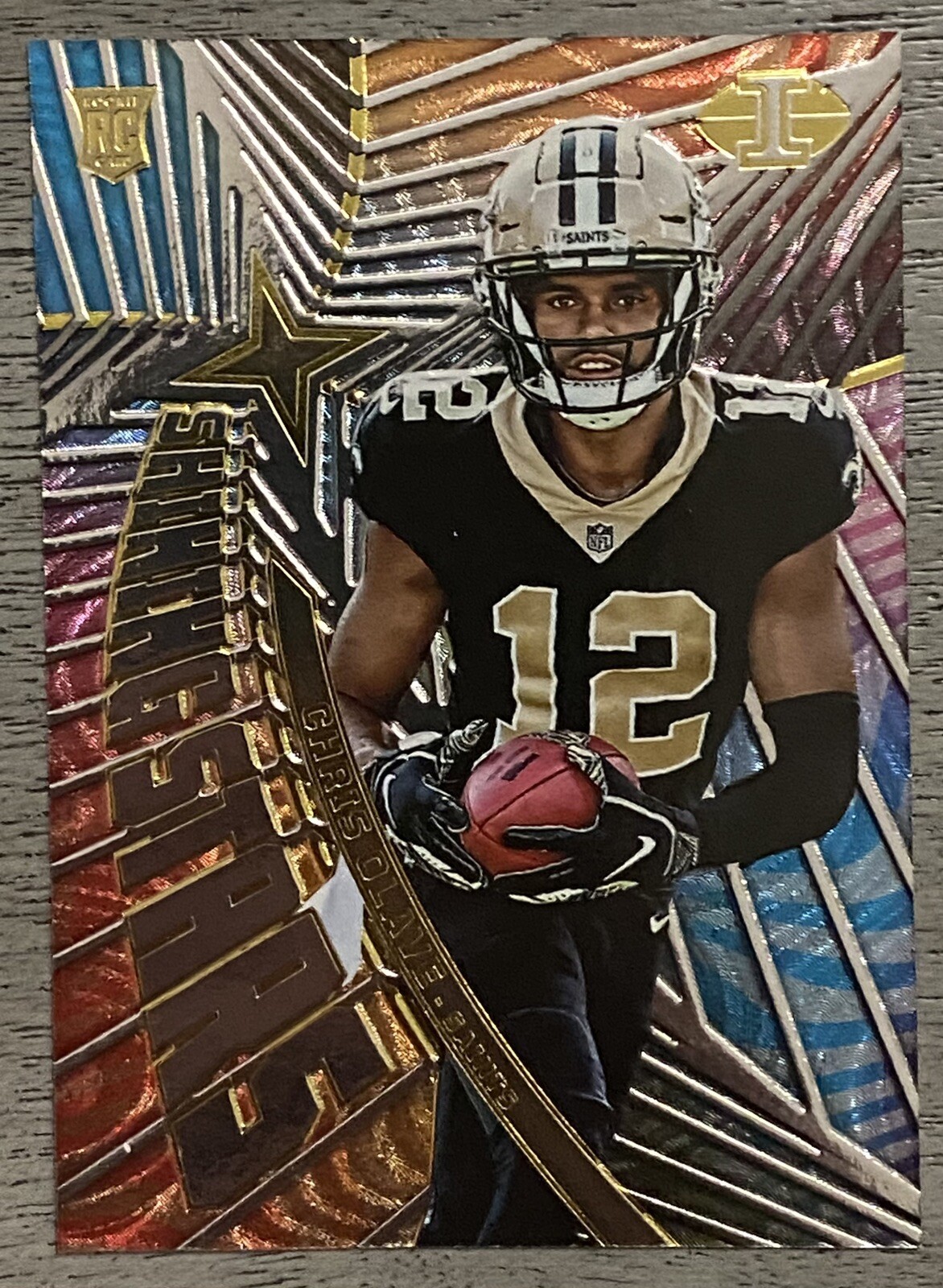2022 Panini Illusions Shining Stars #SS-17 Chris Olave RC New Orleans Saints