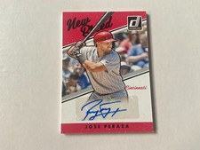 2017 Donruss New Breed Autographs Black Jose Peraza RC SSP*1/10*FIRST PRINT