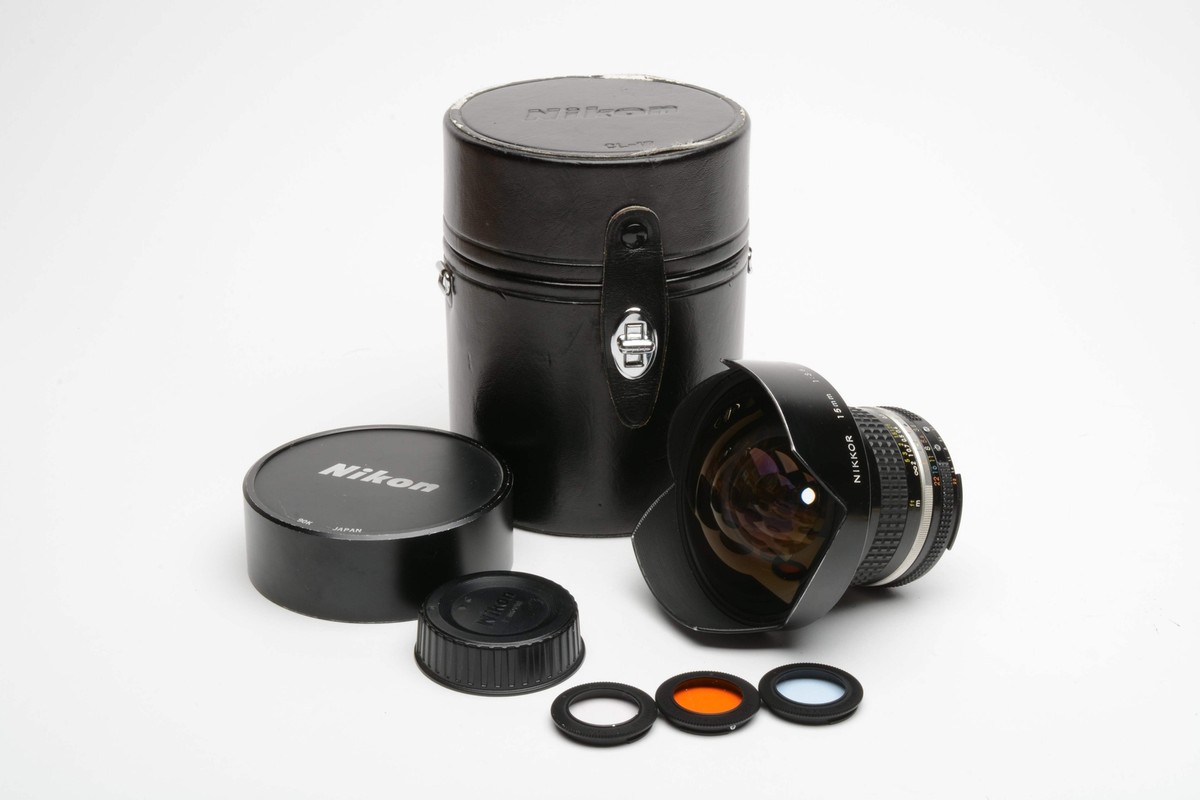 ケース付 Nikon ニコン Ai-s NIKKOR 15mm F3.5 ケース付 Nikon ニコン Ai-s NIKKOR 15mm F3.5 Nikon Ai-s