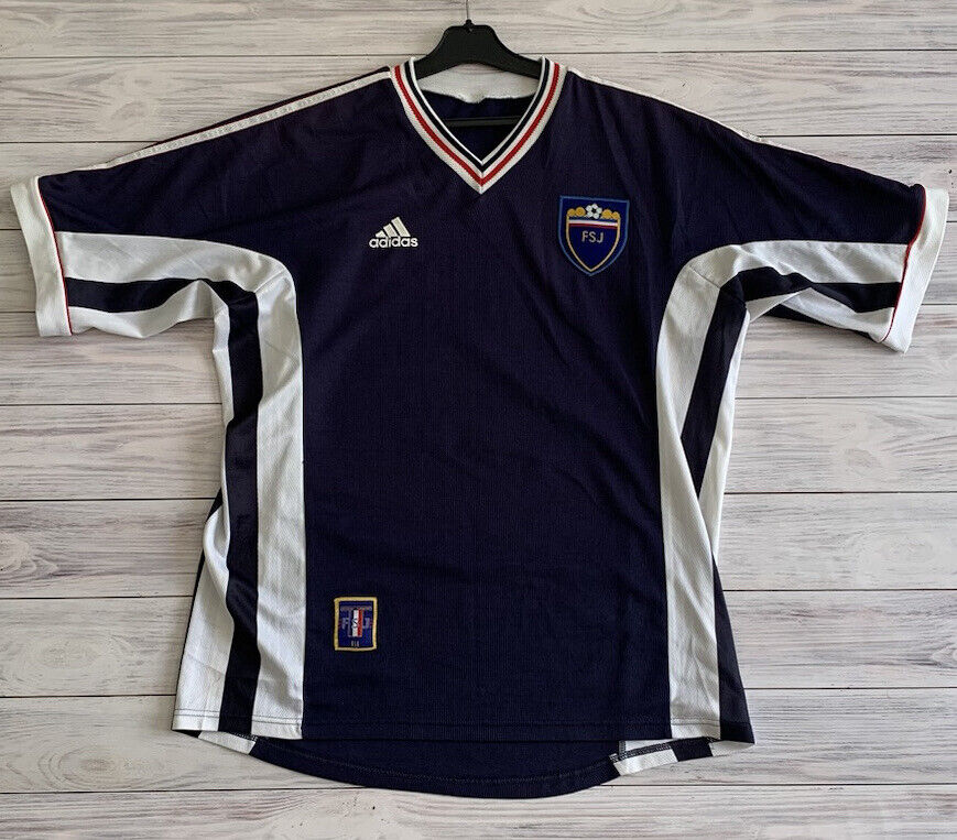 Yugoslavia 1998 - 2000 Home football shirt jersey Adidas Yugoslavia 1998 - 2000 Home football shirt jersey Adidas