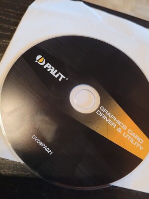 Palit Graphics Card Driver & Utility DVD#PA021 For Windows Xp Vista 7 