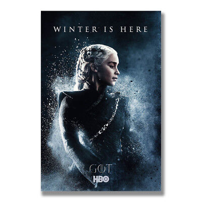 Game Of Thrones Season 8 Silk Poster Wall Art Canvas Prints