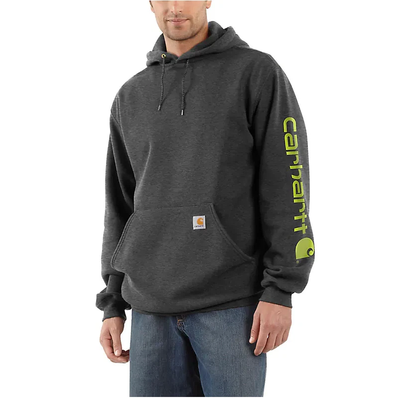u0026#034;Menu0026#039;s Carhartt Loose Fit Midweight Logo Sleeve Graphic Hoodie/  Size: SX- 5XLu0026#034; | eBay