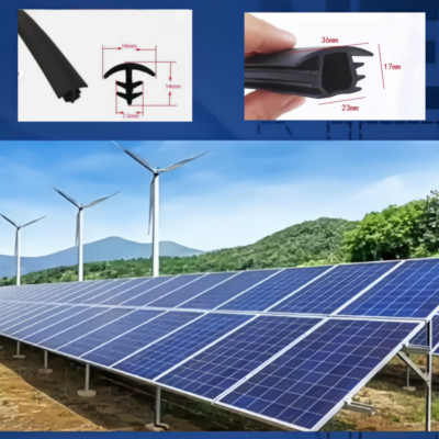 rubber Gasket Solar Panel Gap Seal Water/UV Resistant Sealing strip ...
