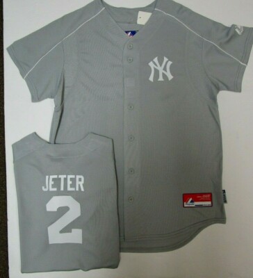 derek jeter grey jersey