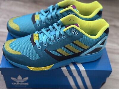 ADIDAS ORIGINALS ZX FLUX WEAVE OG AQUA BLUE PURPLE YELLOW ADIDAS ORIGINALS ZX FLUX WEAVE OG AQUA BLUE PURPLE YELLOW