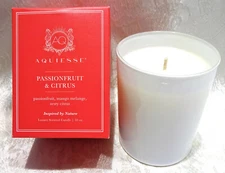 Aquiesse PASSIONFRUIT & CITRUS Candle 10 oz, 90 Hours