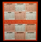 Hooters Corporate RMD Restaurant Bar Trophy Beer Nashville Mini Calander 2002  — photo 5