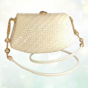 wicker evening bag