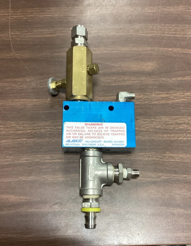 ALADCO 315001 NU-CHECK VÁLVULA DE RETENCIÓN NEUMÁTICA F02 Foto 3 de 4
