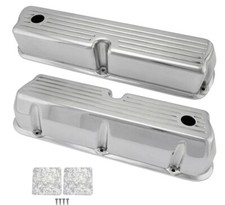 Sb Ford Ball Milled Polished Aluminum Tall Valve Covers Sbf 260 289 302 347 351w Sb Ford Ball Milled Polished Aluminum Tall Valve Covers Sbf 260 289 302 347 351w
