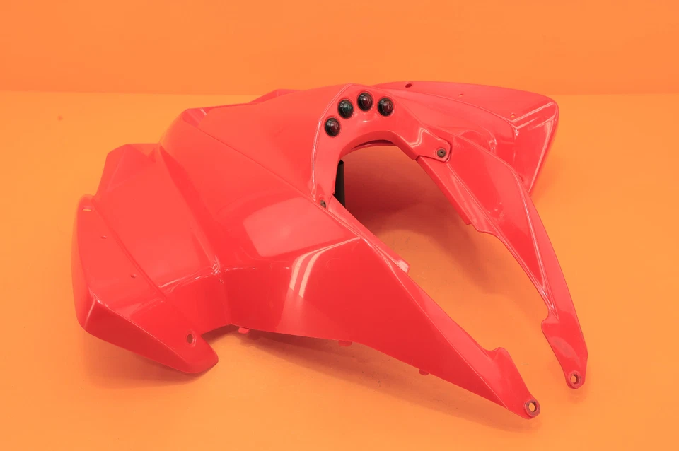 2008-2014 KFX450R KFX450 OEM RED Front Fender Splash Guard Nose Panel Guard Dash - Image 3 of 4