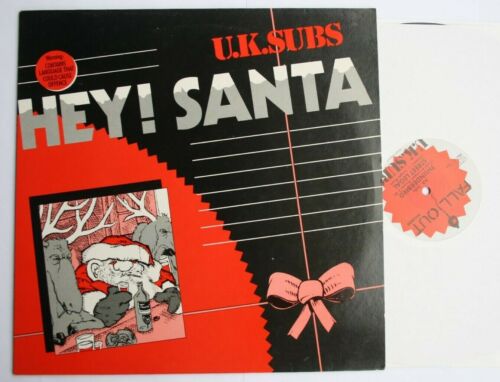 U.K. SUBS Hey! Santa 12" UK 1987 Fall Out Christmas Weihnachten - Bild 1 von 3
