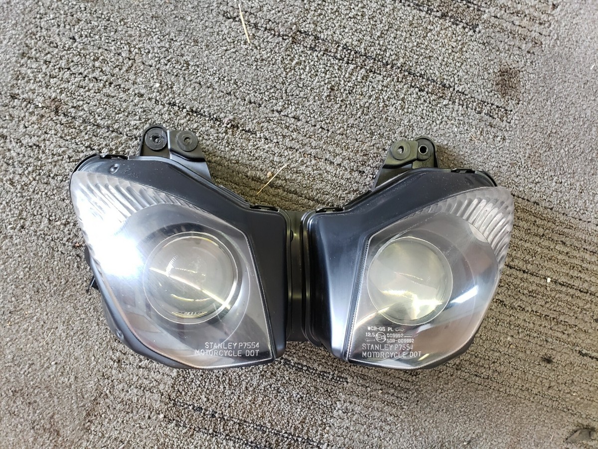 09-12 KAWASAKI NINJA ZX6R ZX6 OEM FRONT HEADLIGHT ASSEMBLY HEAD