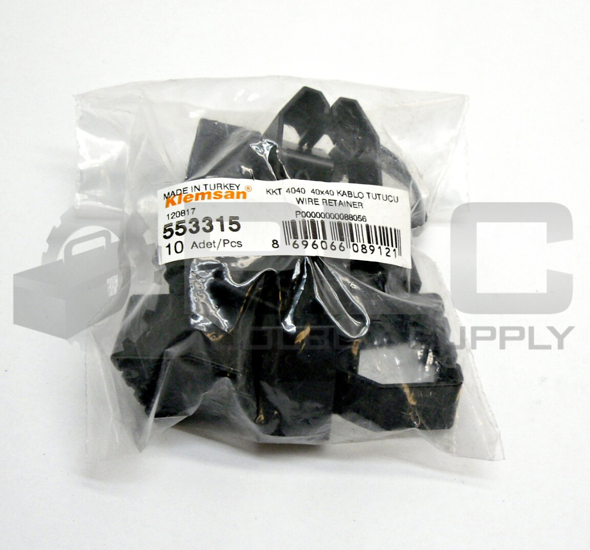 BAG OF 10 NEW KLEMSAN 553315 WIRE RETAINER 40X40