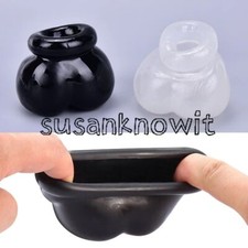 Soft Silicoen Male Chastity Ball Stretcher Ring Cage Delay Time Male Device