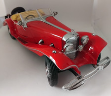 Franklin Mint 1/24 Scale 1983 FMPM Mercedes Benz Red 500K Special Roadster 1935