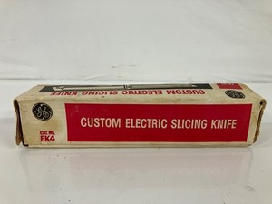 General Electric Vintage EK4 Custom Electric Carving Knife, New Original Box