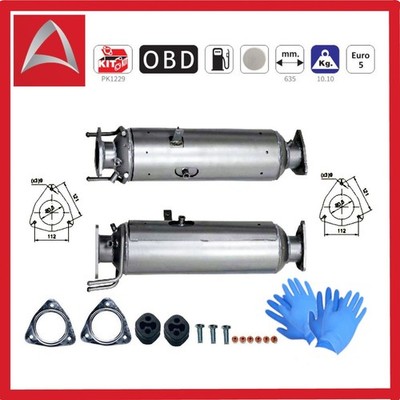   Ruß-Partikelfilter Dieselpartikelfilter DPF für IVECO Daily V - 2.3D 3.0D