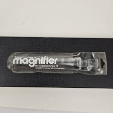 Bausch Lomb Bar Magnifier with Pocket Clip for Small Type and Numerals Clear