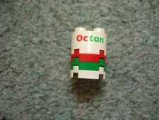 LEGO Spares OCTAN Set 4537 Barrel with 3941pb01 Round White Printed Brick 2x2