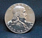 1962 50C Franklin Half Dollar BU