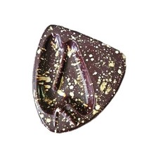 EXTRA LARGE MID CENTURY MODERN Art ASHTRAY Brown Tones