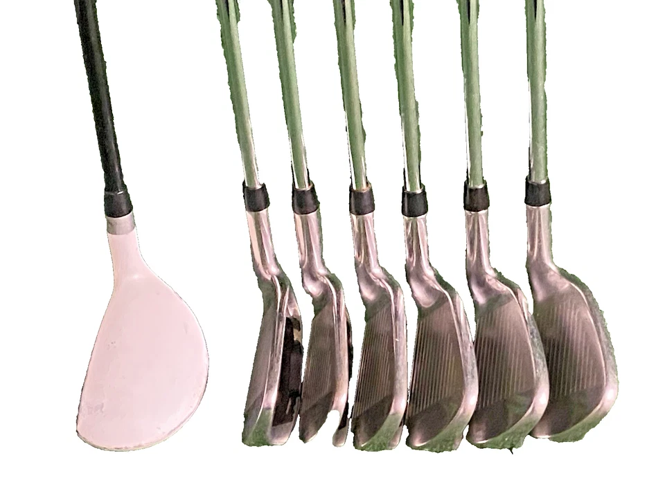 Pinemeadow PGX Iron Set 4h,5-PW LH Men's Stiff Steel 5i 37.5" New Jumbo Grips - Image 2 of 4