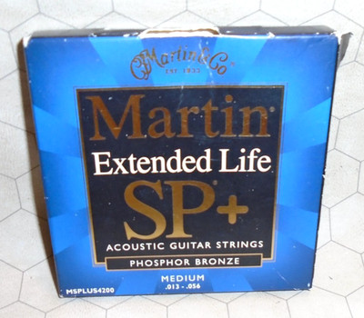 Martin Extended Life SP+ Acoustic Guitar Strings - Phosphor Bronze NIB