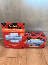 Scotch Thermal Laminator w/ 50 Laminating Pouches 3 Mil Letter Size