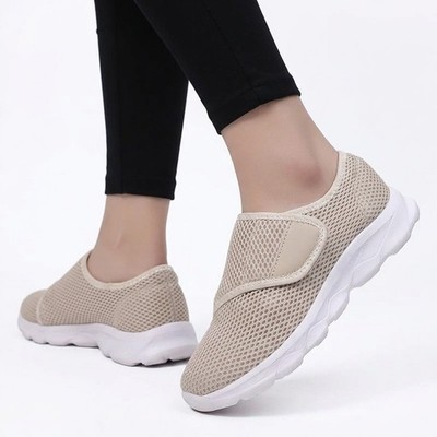 Women Orthopedic Wide Shoes Diabetic Swollen Feet Adjustable Walking Comfort