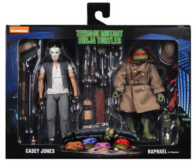 NECA Teenage Mutant Ninja Turtles Casey Jones and Raphael Action Figure