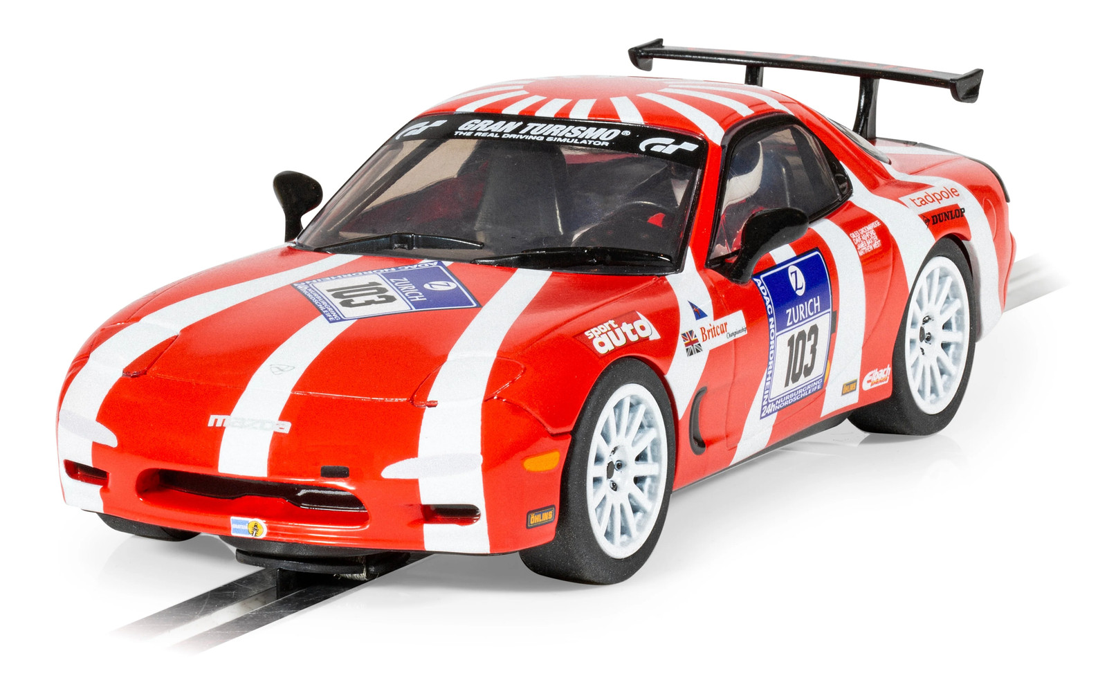 Scalextric C4626 Mazda RX7 FD - Nurburgring 24 2007