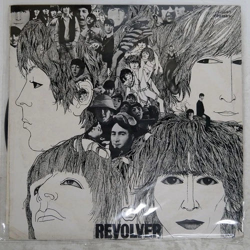 BEATLES REVOLVER APPLE AP8443 Japan FLIPBACK COVER VINYL LP