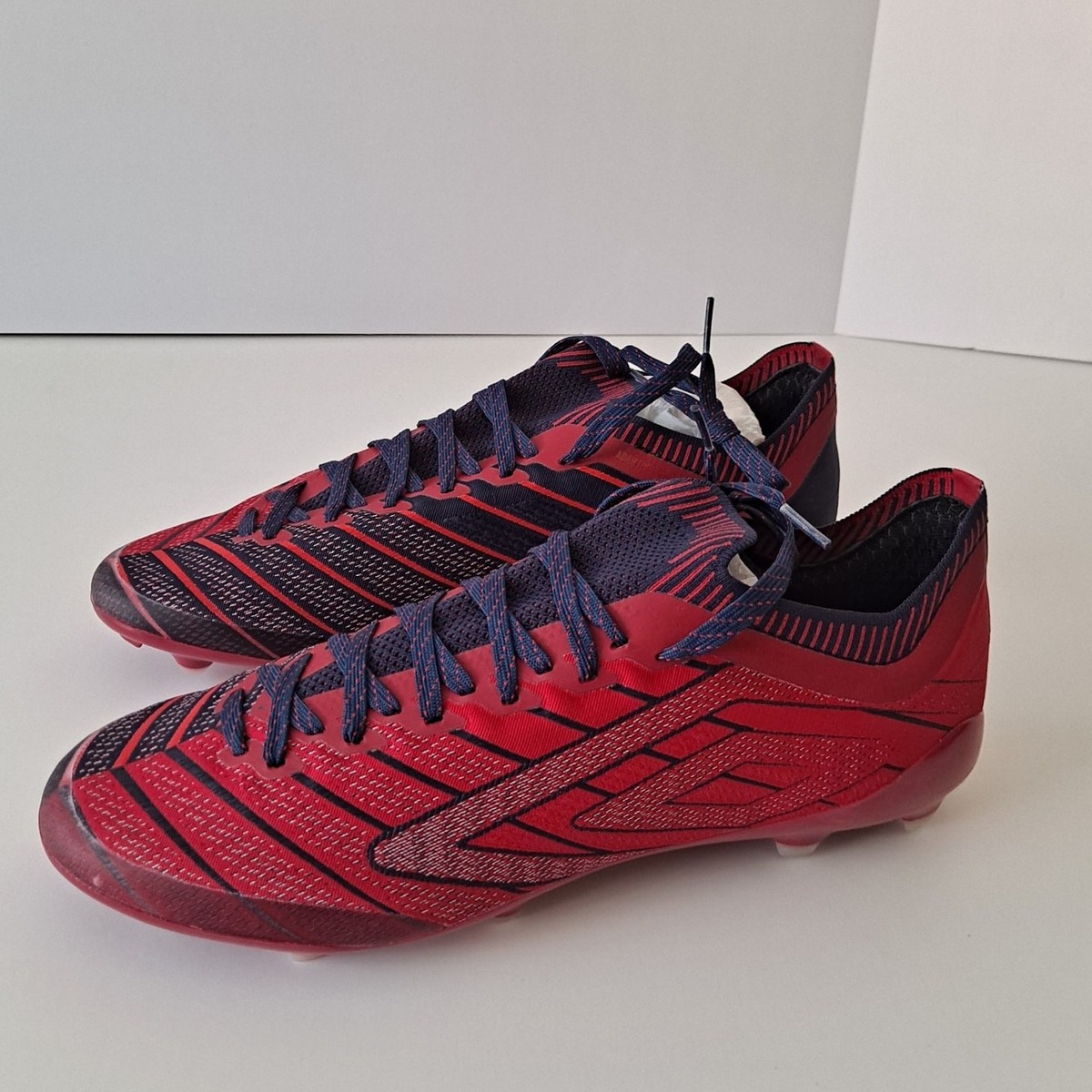 Umbro Velocita Elixir League FG Cleats Mens 11 Red/Navy NWB USMF181943U-MEA NWB Umbro Velocita Elixir Pro FG Soccer Cleat Football Boots  main image 2
