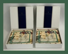 Pimpernel Cork Back Coasters WILLIAMSBURG MAGNOLIA - 4.25x4.25” - SET OF 8