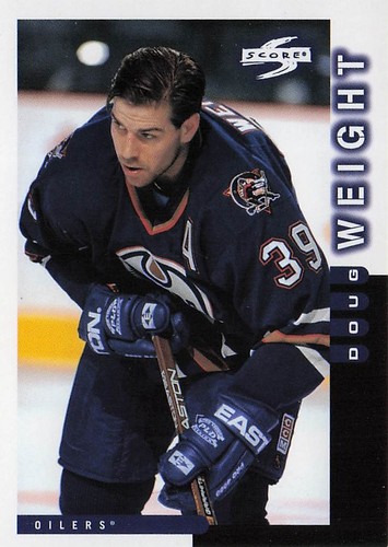 1997 Score Doug Weight #100 card