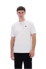 Fila FW26MG001 Yaxley 5 Premium T-Shirt W/ Bamboo Badge 129 - White Down