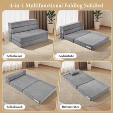 Schlafsessel Schlafsofa Matratze Faltmatratze Klappmatratze Gästebett Notbett
