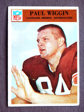 Paul Wiggin #51 Philadelphia 1966 Football Card (Cleveland Browns)