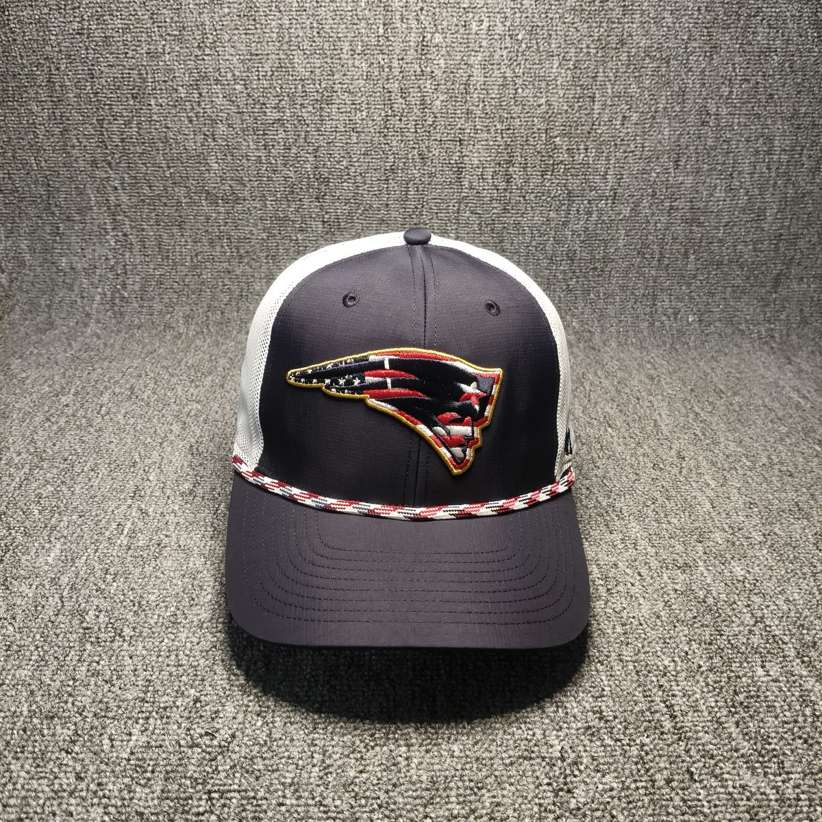 '47 Brand New England Patriots Trucker Cap Navy White Strapback NFL