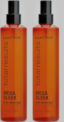 Matrix Total Results MEGA SLEEK IRON SMOOTHER Leave In Spray 8.5 oz 2ct.