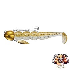NEW Jackson 20g KKD Kinako Round Jig Head with Dumpling-Shaped Body Worm (1 Set)