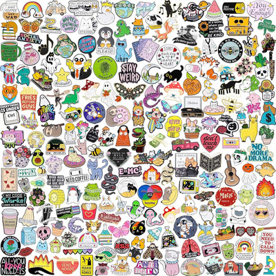 20/40/50 PCS Cute Enamel Pins Bulk, Funny Backpack Pins Aesthetic Lapel Badge Pi