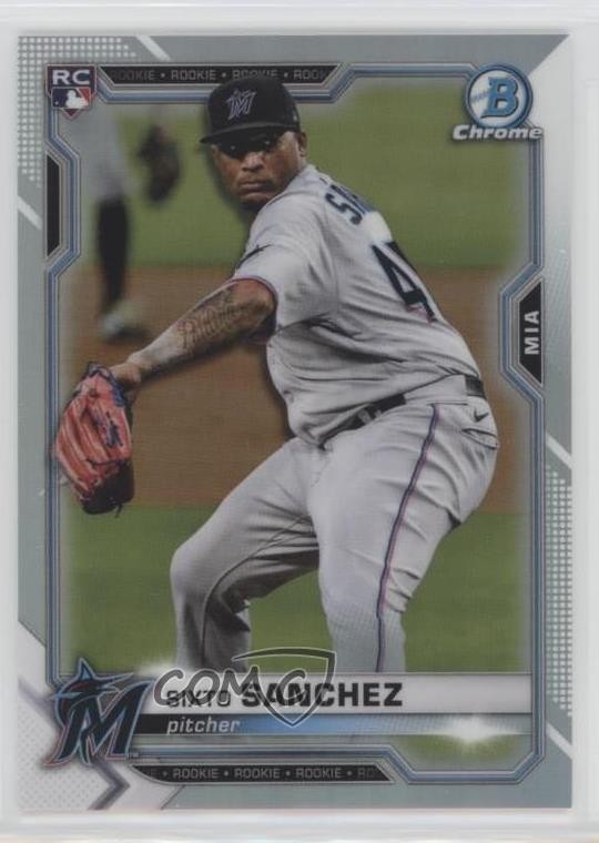 2021 Bowman Chrome SP Rookie Image Variation Sixto Sanchez #78 s3g