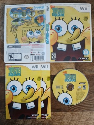 SpongeBob's Truth or Square (Nintendo Wii, 2009) Complete CIB - Tested